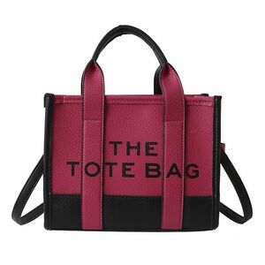 Stylish Pink and Black Tote Bag